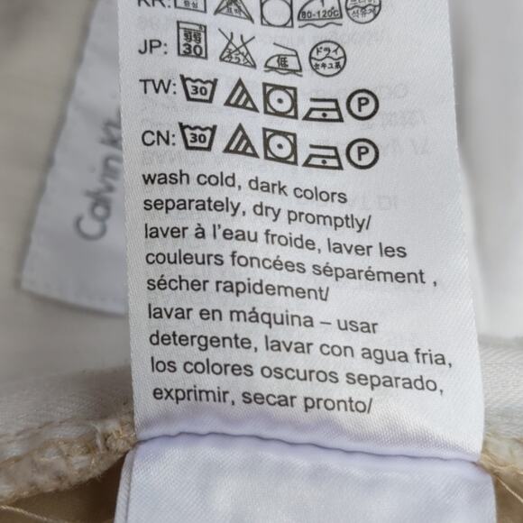 Calvin Klein Men's Slim Flat Front Khakis 32 - Picture 10 of 11